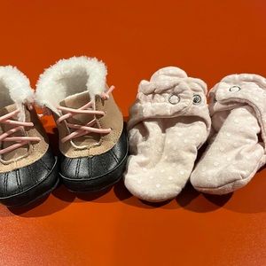Newborn & 3-6mon booties